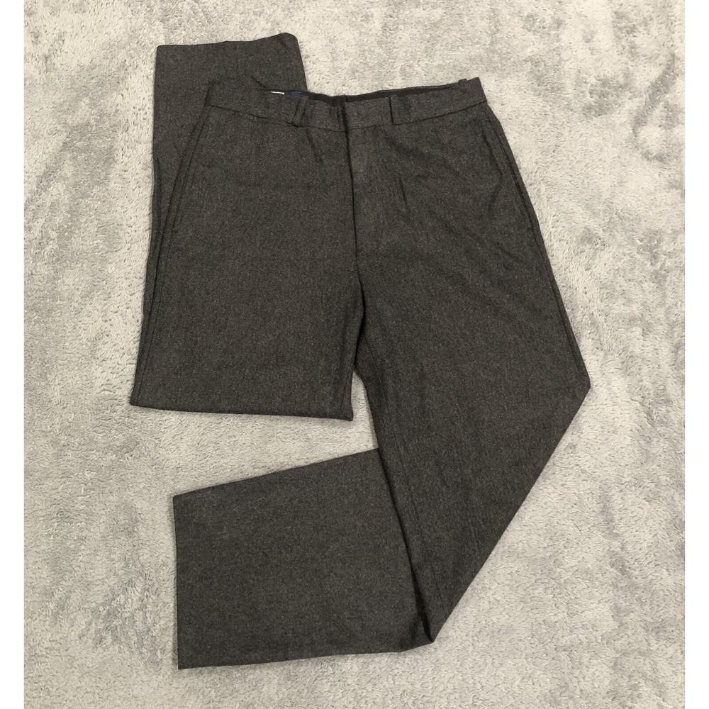 Vintage Polo Ralph Lauren Men's 31x29 Cinch-Back Wool Blend Flat Front Trousers